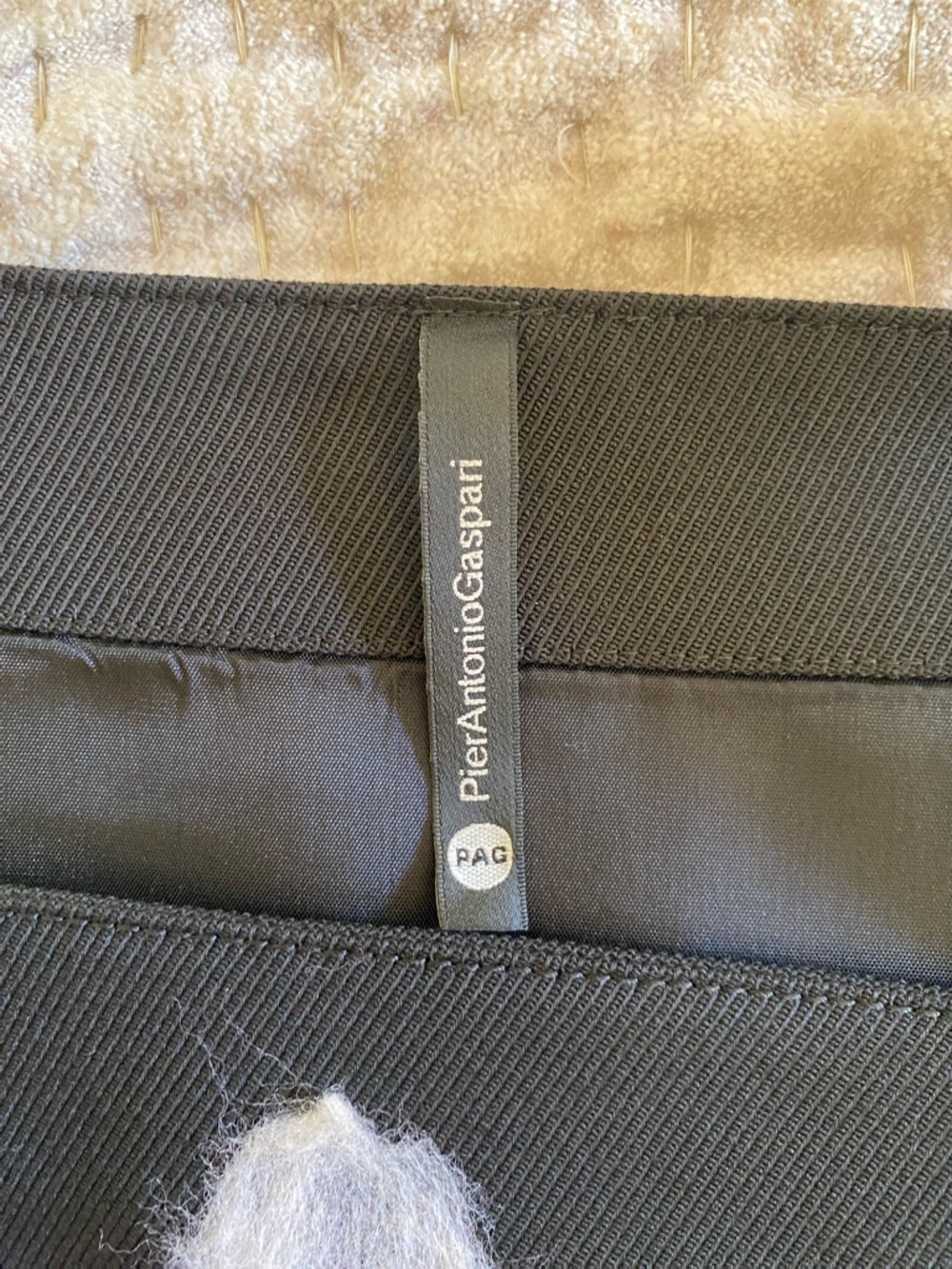 Black Midi Pier Antonio Gaspari Dress with Front Pocket Detail - Picture 3 of 8